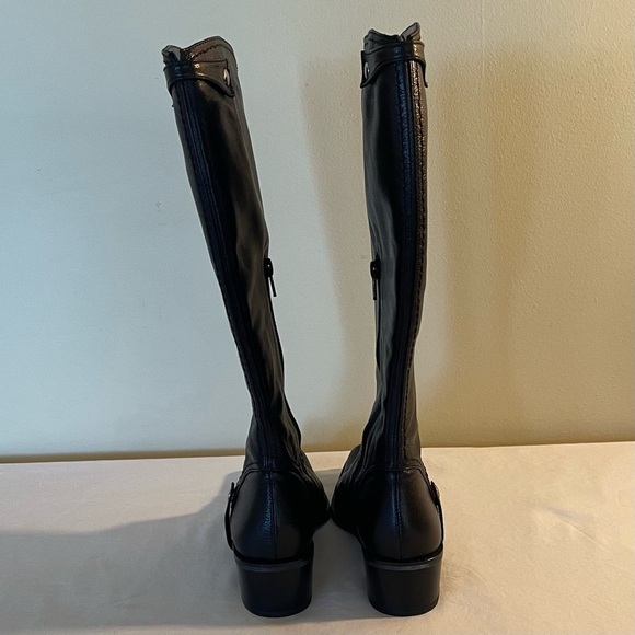 Stuart Weitzman Black Nappa Leather Knee-high Boots - Picture 5 of 10